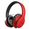 Headphones Earphones St5.0 Wireless Stereo Bluetooth Headsets Foldable Support Tf Card Buildin Mic 3.5Mm Jack For Phone Huawei