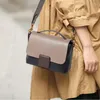 Bag Frauen echte Leder Luxushandtaschen Modetags Patchwork Schulter Crossbody Taschen für hochwertige Lady Cow Messenger