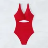 Kobiety w strojach kąpielowych damskiej wydrążone bikini seksowne stroje kąpielowe plisowane wysoką talię push up Monokini Y2K kobiety Brazylijskie kąpiel na plażę