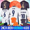 24 25 New Englandss Football Shirt 2024 Euro Cups 2025 Soccer Jersey Team National Team Home White Away Purple Men Kid Kit Set Women Stones Maguire Saka