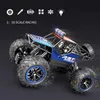 Diecast Model Cars RC car electric radio remote control car 1 18 handcart with LED light off-road control car boys and childrens toy J240417