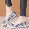 Casual Shoes Summer Old Beijing Cloth Women Soft Sole Mother Breathable Hollow Middle-aged Elderly Sandals Grandma