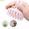 Silicone Shampoo Brush Head Scalp Massage Hair Comb Hair Washing Comb Body Massage Brush Head Body Massager Bath Shower Salon 240412