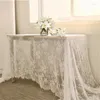 Table Cloth 150 300cm White Lace Decorative El Wedding Party Dining Fabric Home Decor Tablecloth Christmas