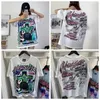 T-shirt Hellstar T-shirt Designer T-shirt Street Boys Electric Graffiti Casual Graffiti Do Old Short Maniche S-XL