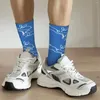 Herrensocken lustige verrückte Kompressionssocke für Männer Kaninchen Hip Hop Vintage Line Kunstmalerei Kultur Kreative Picasso Boys Crew Crew