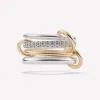 Anneaux Spinelli Anneaux Nimbus SG Gris Designer similaire nouveau dans le luxe Fine Jewelry X HOORSENBUHS Microdame Stack Ring