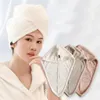 Femmes de serviette cheveux longs à séchage rapide à séchage en microfibre serviette de douche pour la dame turban girl