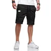 Mens Fashion Hip Hop Shorts Summer Cotton Casual Capris Running Sports Shorts Street Pants High Quality Straight Leg Pants 240409