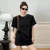 Pregnant womens set summer maternity dress casual short skirt new causal sports round neck short sleeved two-piece set clothes CSD2404176-8