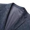 Męskie garnitury Wysokiej jakości Blezer Style Elegancka moda prosta biznes Casual Party Dżentelmen Formal Fited Jacket