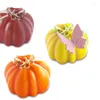 Baking Moulds 6 Cavity Halloween Pumpkin Silicone Mold Fondant Cake Chocolate Decorating Cookies Mould Tool