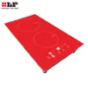 2 Room Induction Cooker Built-in Red Glass Metal Case OEMODM Timer