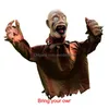 Dekorative Objekte Figuren Halloween Dekorationen Scary Doll Horror Decor Swing Scream Ghost Voice Ground Plug-in Outdoor Gard Dhqhk