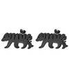 Boucles d'oreilles Stud Hommes en acier inoxydable femmes Vintage Animal Tiger Punk Jewelry Party Gift