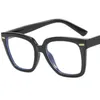 Moda optik gözlükler unisex gradyan renk gözlükleri ricw çivi gözlük büyük boyutlu çerçeve google mavisi karşıtı hafif gözlük