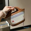 Обработка роскошного плетения соломенные рафы мешки женская дизайнерская корзина для плеча пляжная сумка для перекрестной сумки для сумочки сцепление сумочка