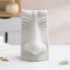 Vases North European Ceramic Vase Modern Simple Art Home Decor Creative Ornaments Face Facial Features Hydroponic Flower Arrangement