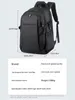 Backpack External USB Port Men Multi-layer Design Business Waterproof Laptop Backpacks Large Capacity Travel