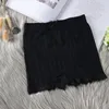 Frauenhöfen Frauen Mode Unterwäsche Feste Farbe Kurzhose Hochtütig Sicherheit Spitze Atmungsfrei weich