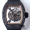 Mężczyźni Watch Automatic Top Machine RM055 Data Carbon Engrwif Watch Series Tourbillon