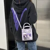 Totes Itabags Japanese Girls Crossbody Bags PU JK Handbags Transparent Small Itabag Women Ita Sweet Cute Leather Shoulder Bag