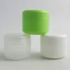 Storage Bottles 50 X 20g Refillable Travel Face Cream Lotion Cosmetic Container Plastic Empty Makeup Jar Pot Green White Box