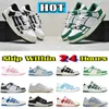 Mens Designer Skel Casual Shoes Top Low bones Sneakers runner Genuine Leather Black grey white green lilac orange lime red Light Blue luxury men women sports trainers