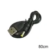 الكابلات 1pcs 80cm 5V USB إلى DC شحن الطاقة الشحن سلك 4.0x1.7mm المكونات 5V 1A كابل شحن الطاقة لـ PSP 1000/2000/3000