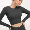 Women's Tracksuits Fitness Yoga Set Sports Seamless Sportswear Crop Top Long Sleeve Leggings Shorts Suit Workout Gym Women Outfit Clothes 2/3/5 PcsL2403