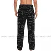 Fórmulas de calçada de sono masculinas de pijamas de pijamas de pijamas de fundo de sono
