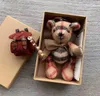 Tornari marchi di lusso kawaii orso portachiavi vintage cartone animato giocattolo per auto tastiera anello per le donne accessori per sacchetti gioiello2707145