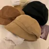 Beretas de color retro Mujeres gorro de gamuza boina otoño invierno sloughy pescerman giras fashion jk coreano artista octagonal pintor taps d24417