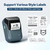 NIIMBOT B1 Label Printer Portable Handheld Thermal Maker Bluetooth Streckkod QR -kod Klistermärke Papper Färg Rolls Labeller White Tag 240417