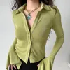 Women's Blouses Go Girl Extra Long Slim Fit Slimming Top Shirt