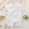 Unisex Onepieces 0 To 24 Months Clothes born Short Sleeve Romper for Twins Boys Girls Cotton Summer Toddler Bodysuits 240408