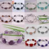 Bracelets de liaison Tigereye Crystal Agate Rose Quart Lapis Green Aventurine Labradorite Picture de pierre Bracelet Bracelet Bangle de 8 pouces pour