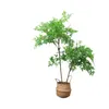 Fiori decorativi simulato Green Plant Green soggiorno pavimento al soffitto display decorazione finestra