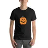 Herren Polos Halloween Kürbisgesicht T-Shirt Anime Jungen Jungen Tierdruck Hemd Sportfan T-Shirts für Männer