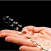 Candiway Crystal Clear Glass Dildo Anal Perlen Stecker G-Punkt-Stimulation Frauen Masturbation Erwachsene sexy Spielzeug für Lesben
