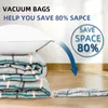 Storage Bags 2Pcs Durable Vacuum Bag Waterproof Home Cleaner Closet Organiser Clothes Space Saving Packing