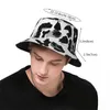 Boinas Sombrero de cubo de estampado de leopardo Wild para unisex Patrón de moda Sombreros de pescadores Vintage Varias Vesiones Soft Fold Hawaii Design Sun