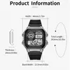 Wristwatches Transparent Watch Case Men Women Sports Wrist Ladies 30M Waterproof Resistant Digital For