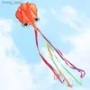 YongJian kite 3D Octopus Kite with Long Colorful Tail for Adults with Long Tail Long-Perfect for Beach or Park by yongjian kite Y240416
