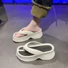 Kapcie Summer Kobiety eva miękkie boki buty ogrodowe kliny słodkie sandały bez poślizgu żeńskie platforma klapki zapatos