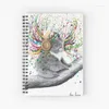 Cartoon Koala Spiral Notebook 120 Páginas Alunos Nota Livros para Notas de Reino