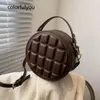 Bag Round Chocolate Shape Shoulder Casual Fashion Purses And Handbags For Women Pu Leather Crossbody Female Clutches