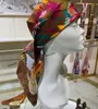 Silk Scarf Cotton Blend Women Fashion G Silkes Scarf Designers Scarves Top Quality Silk Color Blocking Fransed Rdges Storlek G 90x90 100% Premium Twill Silk med låda