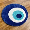 Lakea Fluffy Circle Tappet tappeto Plusino comodo camera da letto fatta a mano Ultra morbida e soffice di alta qualità per Halloween 240318