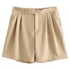 Ladies Summer Plus Size Shorts For Women Large Size Loose Casual Wide Leg Green Khaki Shorts 3XL 4XL 5XL 6XL 240409